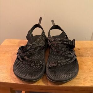 Black Chaco Strappy Sandals